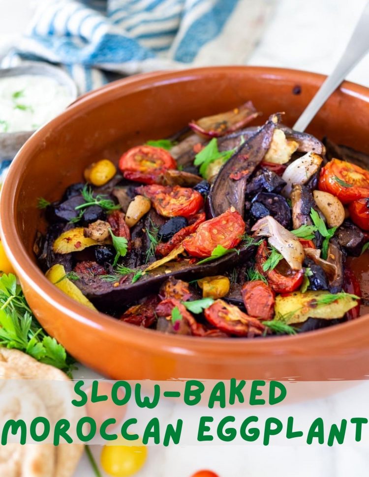 slowbaked moroccan eggplant Vegan Recipes