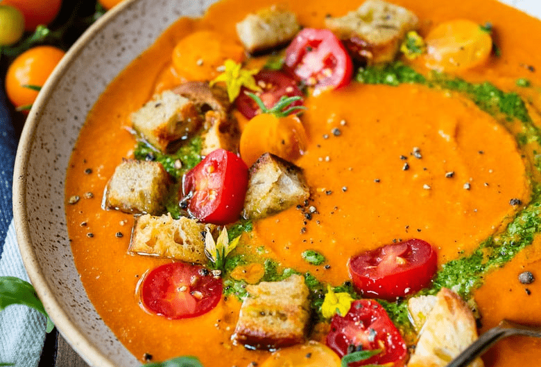 easy vegan tomato soup