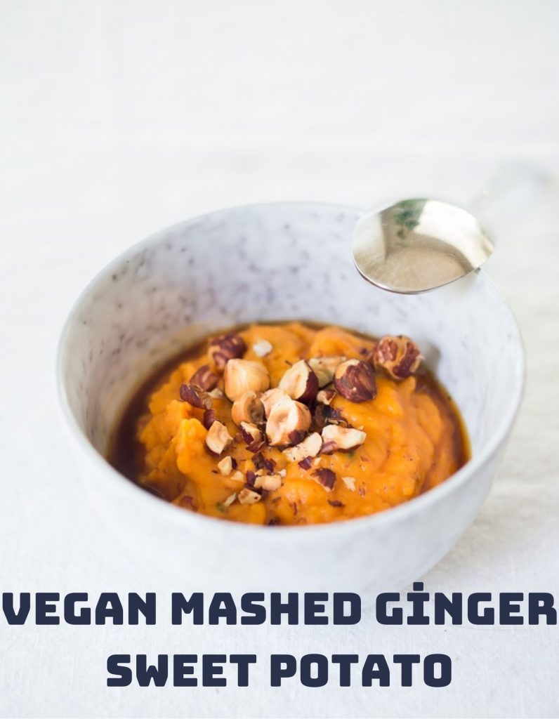 vegan mashed ginger sweet potato 5