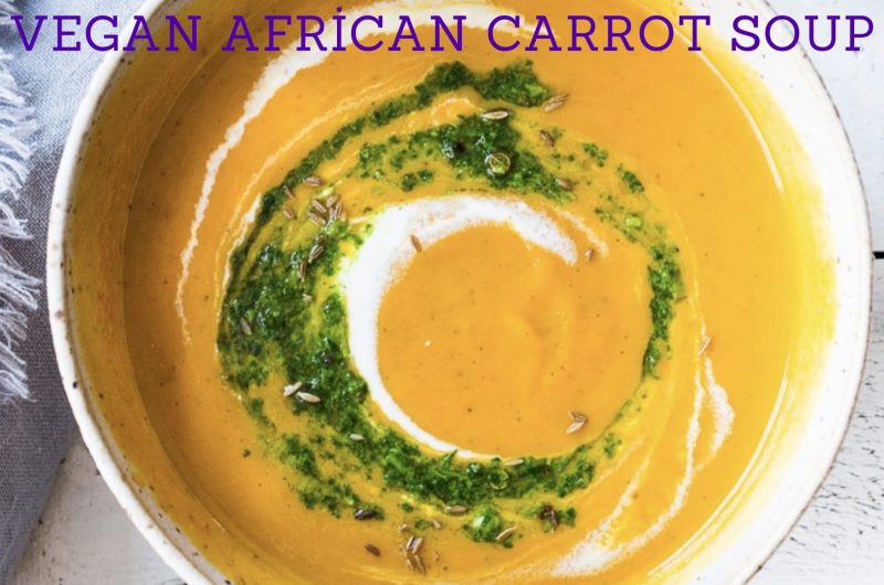vegan african carrot soup