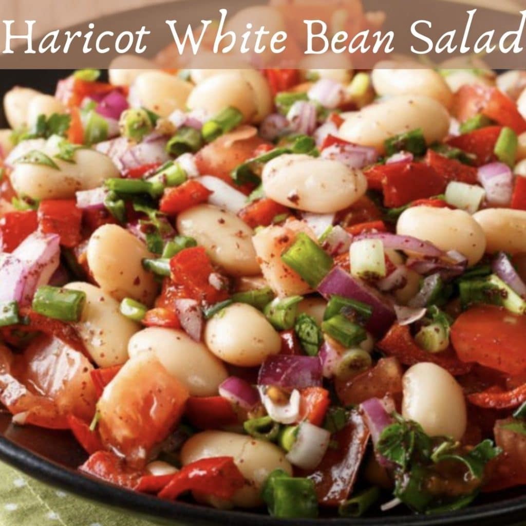 haricot white bean salad